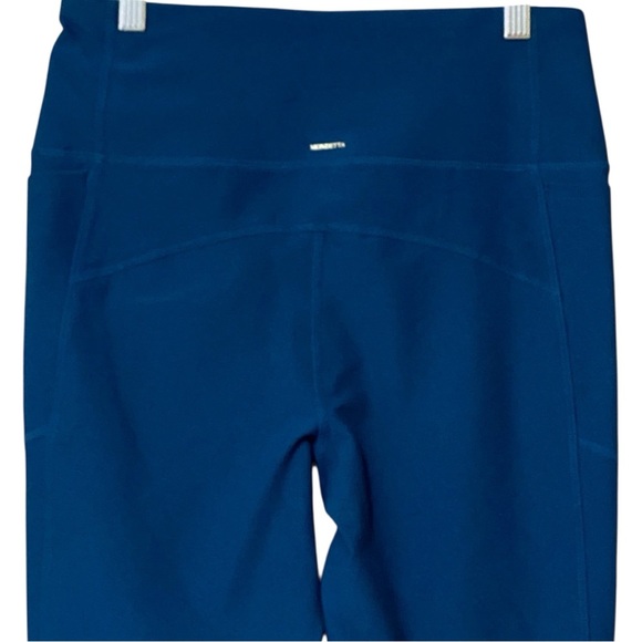 Mondetta High Waist Active Legging S Teal Side Pockets Mesh Moisture Wicking NWT - Picture 8 of 13